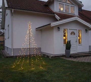 Spiky Utomhusdekoration belysning julgran 100x235 cm - svart - Belysning - Julbelysning - Julbelysning utomhus