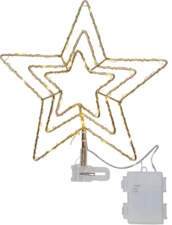 Topsy Toppstjärna 25.5 cm, mässing