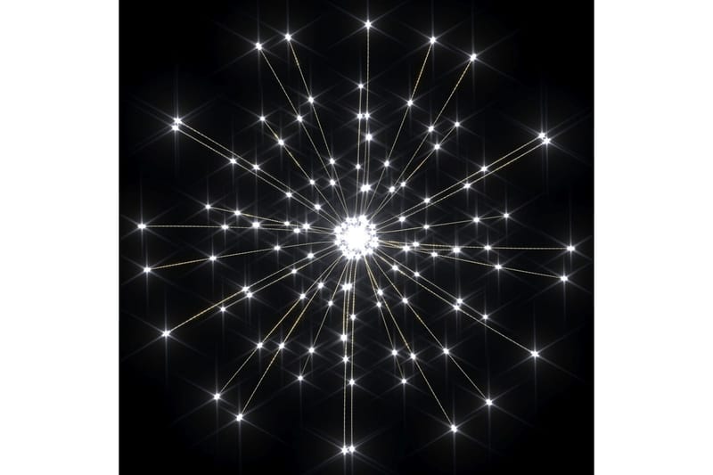 Utomhusbelysning fyrverkerier 10 st kall vit 20cm 1400 LED - Julbelysning utomhus