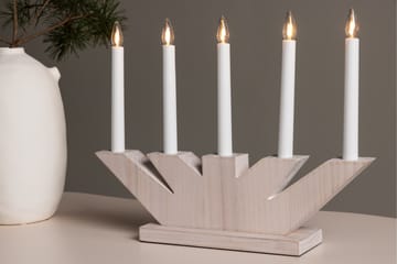 Verbier Adventsljusstake  41 cm - Vit - Belysning - Julbelysning - Jullampor