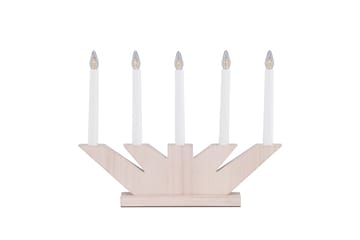 Verbier Adventsljusstake  41 cm - Vit - Belysning - Julbelysning - Jullampor