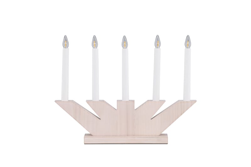 Verbier Adventsljusstake  41 cm - Vit - Belysning - Julbelysning - Jullampor