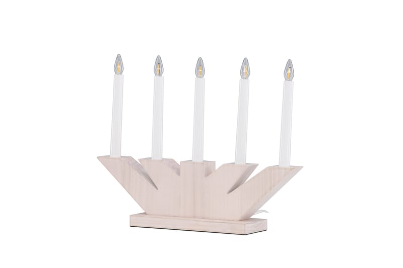 Verbier Adventsljusstake  41 cm - Vit - Belysning - Julbelysning - Jullampor