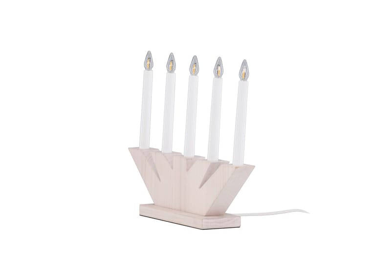 Verbier Adventsljusstake  41 cm - Vit - Belysning - Julbelysning - Jullampor