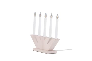 Verbier Adventsljusstake  41 cm - Vit - Belysning - Julbelysning - Jullampor