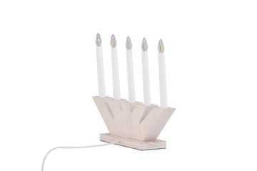 Verbier Adventsljusstake  41 cm - Vit - Belysning - Julbelysning - Jullampor