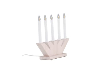 Verbier Adventsljusstake  41 cm - Vit - Belysning - Julbelysning - Jullampor