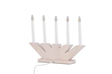 Verbier Adventsljusstake  41 cm - Vit - Belysning - Julbelysning - Jullampor