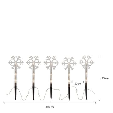 Wandy Utomhusdekoration belysning 140 cm - transparent - Belysning - Julbelysning - Julbelysning utomhus