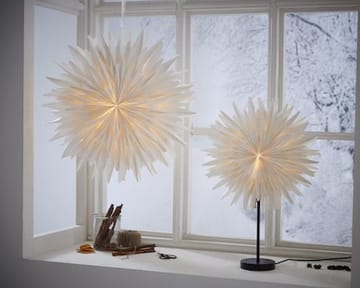 Winter Pappersstjärna 60 cm - Vit med guldprickar - Belysning - Julbelysning - Jullampor