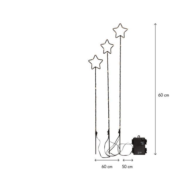 Wizard Utomhusdekoration belysning 60 cm - svart - Belysning - Julbelysning - Julbelysning utomhus