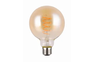 LK LED E27 filament big globe 4W 200lm 1800K brun - Brun - Belysning - Glödlampor & ljuskällor - Glödlampor