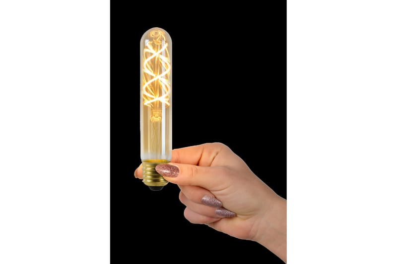 LED-Lampa 4x15 cm Cylinder Amber - Lucide - Glödlampor - LED belysning