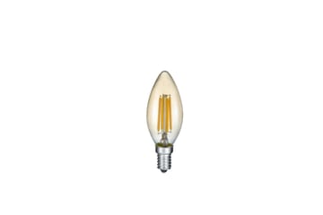 LK LED E14 filament kron 4W 360lm 2700 K brun - Brun - Belysning - Glödlampor & ljuskällor - LED belysning - LED lampa - Kronljuslampa