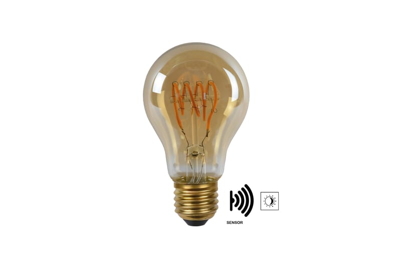 LED-lampa med Sensor 4W Amber - Lucide - Glödlampor - LED belysning