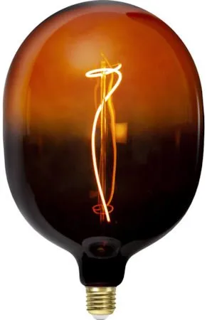 LED-lampa E27 C150 ColourMix, Svart / Konjak
