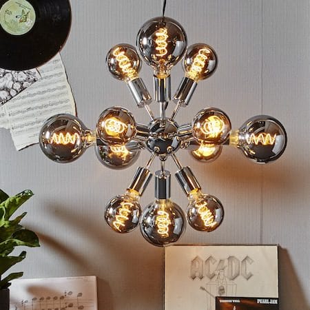 LED-lampa E27 G125 Decoled Spiral 2100K 40 lm Dimbar - Rökgrå - Belysning - Glödlampor & ljuskällor - Glödlampor