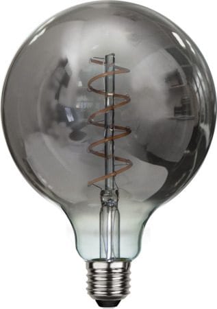 LED-lampa E27 G125 Decoled Spiral 2100K 40 lm Dimbar - Rökgrå - Belysning - Glödlampor & ljuskällor - Glödlampor