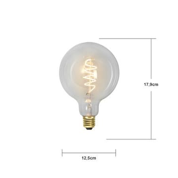 LED-lampa E27 G125 DecoSpiral 2100K 270 lm 3-stegsdimring med minne - Transparent - Belysning - Glödlampor & ljuskällor - Glödlampor