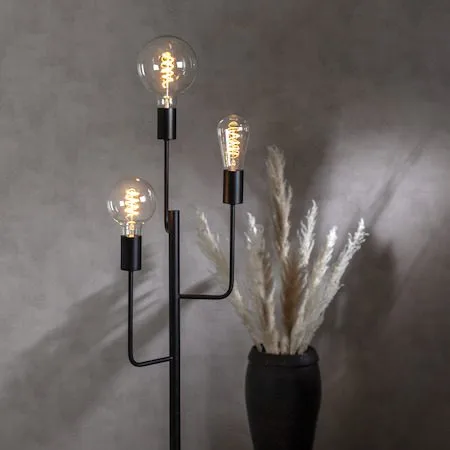 LED-lampa E27 G95 DecoSpiral 2100K 270 lm 3-stegsdimring med minne - Transparent - Belysning - Glödlampor & ljuskällor - Glödlampor