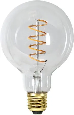 LED-lampa E27 G95 DecoSpiral 2100K 270 lm 3-stegsdimring med minne - Transparent - Belysning - Glödlampor & ljuskällor - Glödlampor