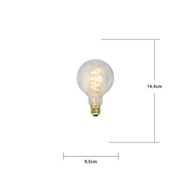 LED-lampa E27 G95 DecoSpiral 2100K 270 lm 3-stegsdimring med minne - Transparent - Belysning - Glödlampor & ljuskällor - Glödlampor