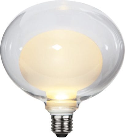 LED-lampa E27 Space Oval 2700K 350 lm 3-stegsdimring - Transparent / Vit - Belysning - Glödlampor & ljuskällor - Glödlampor