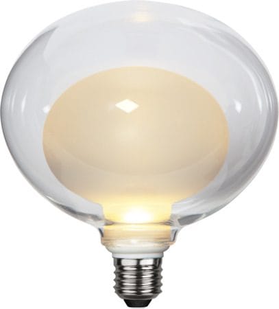 LED-lampa E27 Space Oval 2700K 350 lm 3-stegsdimring - Transparent / Vit - Belysning - Glödlampor & ljuskällor - Glödlampor