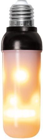 LED-lampa E27 T40 Flame 1600K 80 lm med Gravitationssensor - Svart / Frostad - Belysning - Glödlampor & ljuskällor - Glödlampor