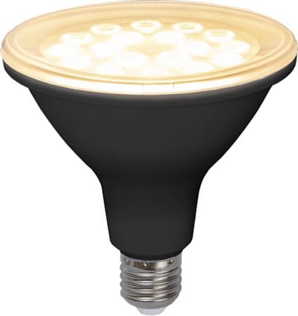 LED-lampa E27 PAR38 Spotlight 2700K 1240 lm - Svart - Belysning - Glödlampor & ljuskällor - Glödlampor