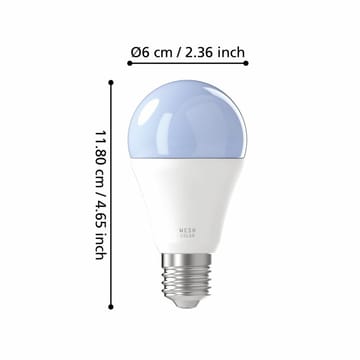 Ljuskälla 2xLM-ZIG-RGB/CCT E27 A60 9W Opal - 6 cm - Belysning - Glödlampor & ljuskällor - Glödlampor