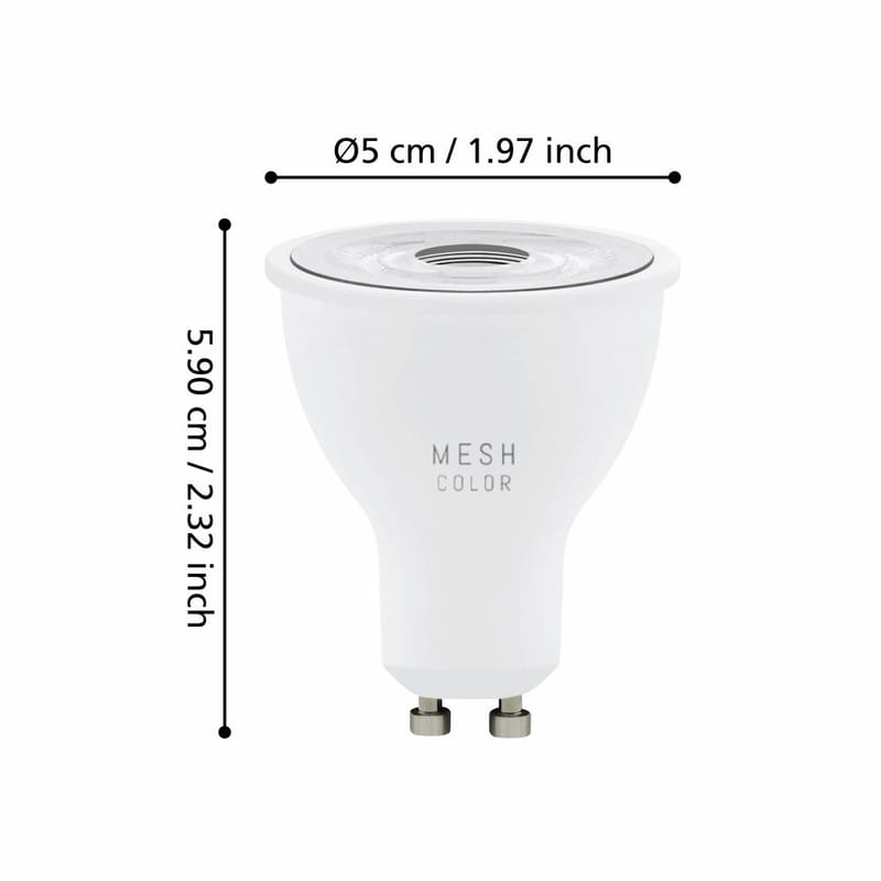 Ljuskälla 3xLM-ZIG-RGB/CCT GU10 4,5W+1XFB - 5 cm - Belysning - Glödlampor & ljuskällor - Glödlampor