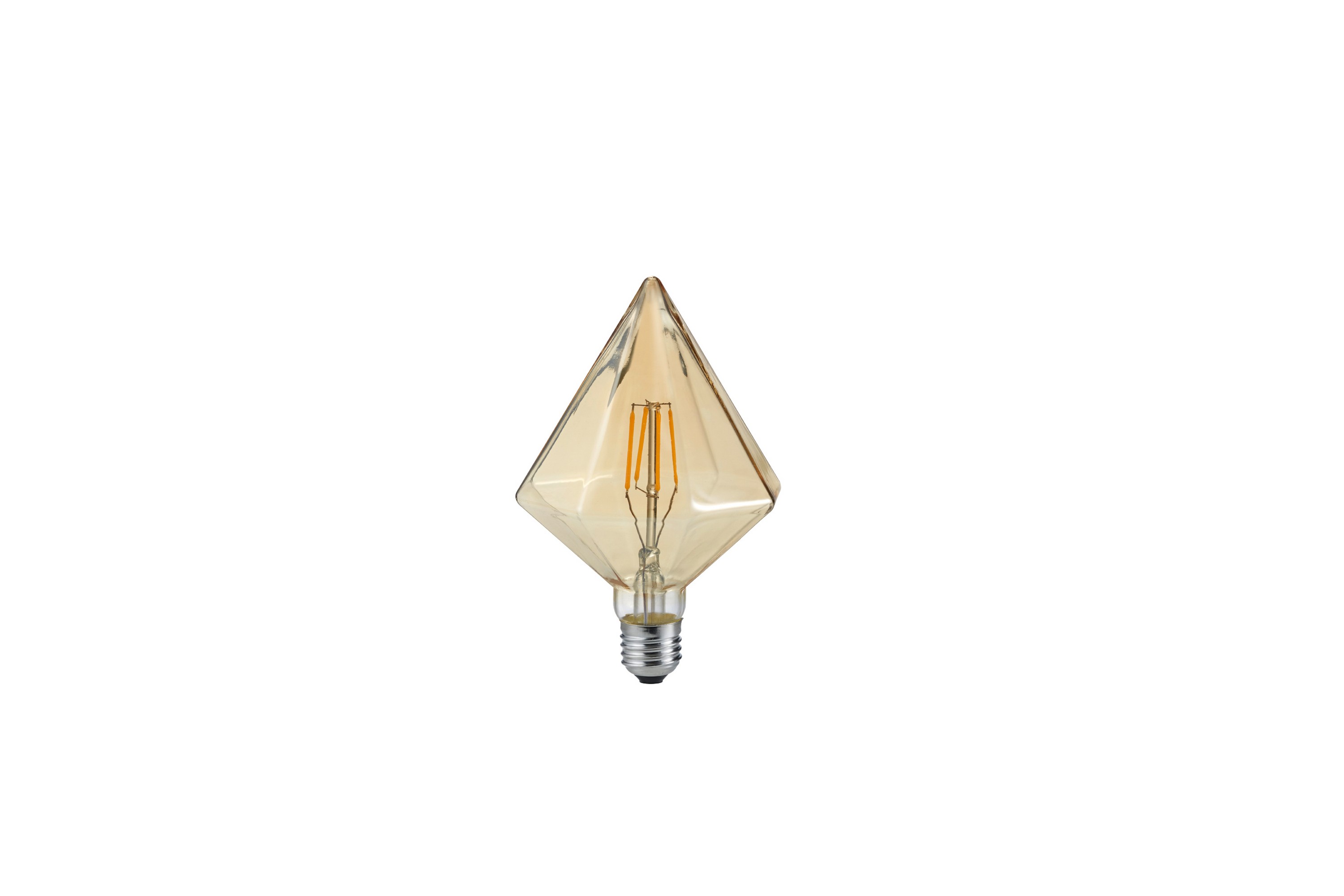 LK LED E27 deco filament 901 4W 320lm 2700K brun Vit