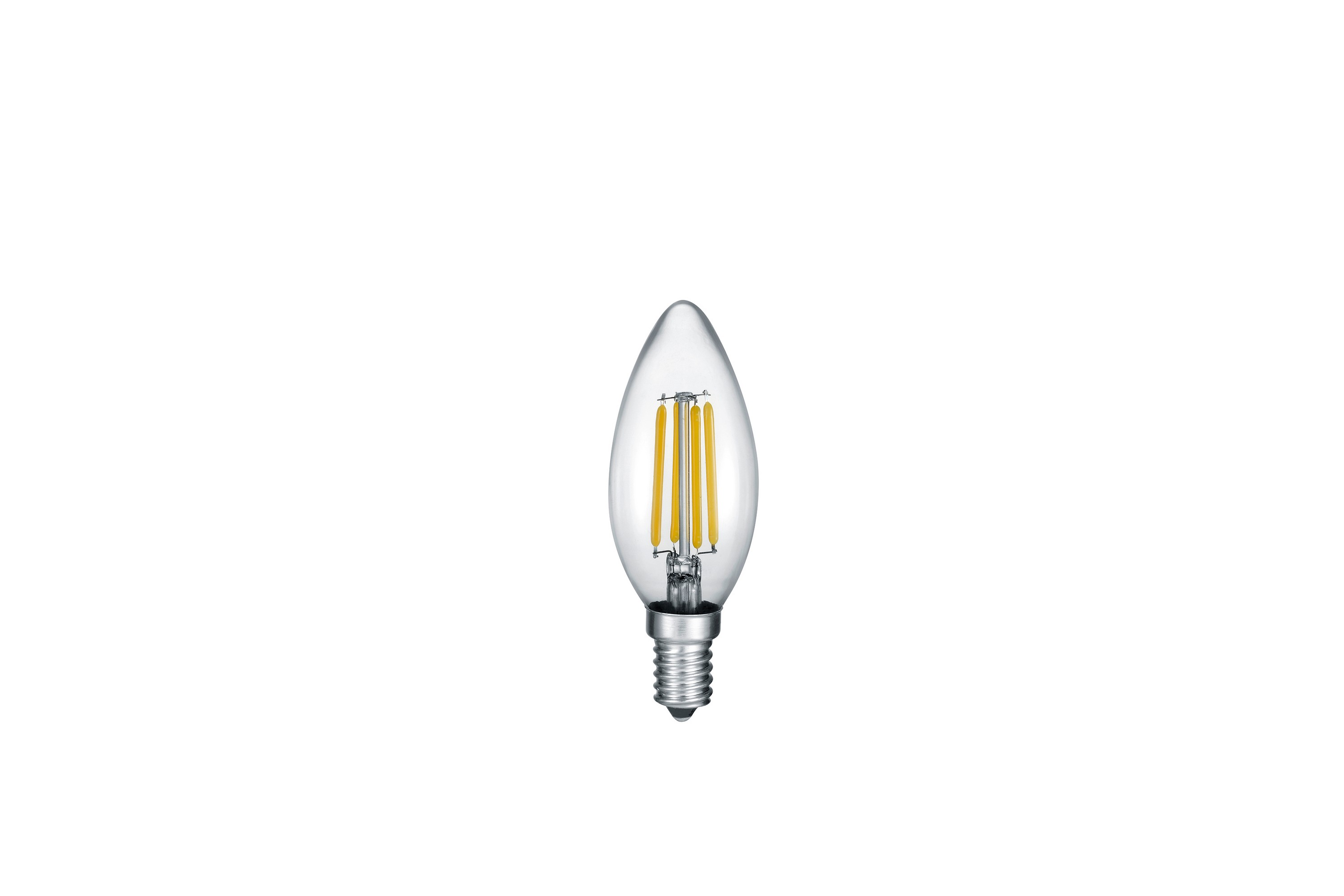 LK LED E14 filament kron 4W 400lm 3000K