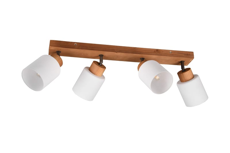 Assam spot 4L E14 trä/ vit - Vit - Belysning - Spotlights & downlights