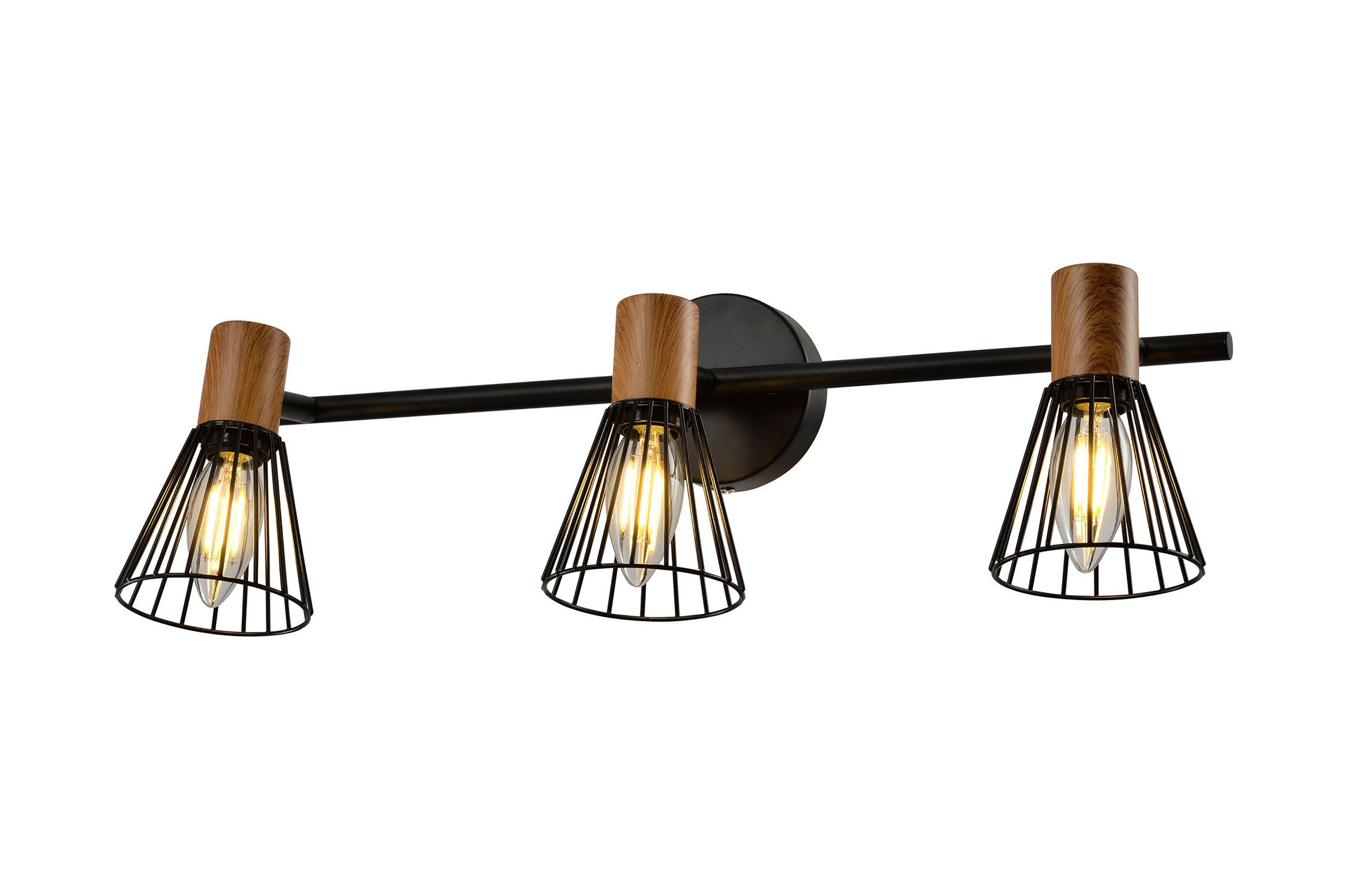 Atticus Spotlight Dimbar LED Stor Svart