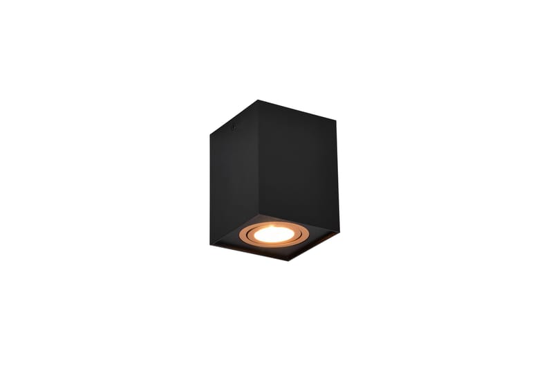 Biscuit plafond GU10 svart/ guld - Guld - Belysning - Spotlights & downlights - Downlight 230v