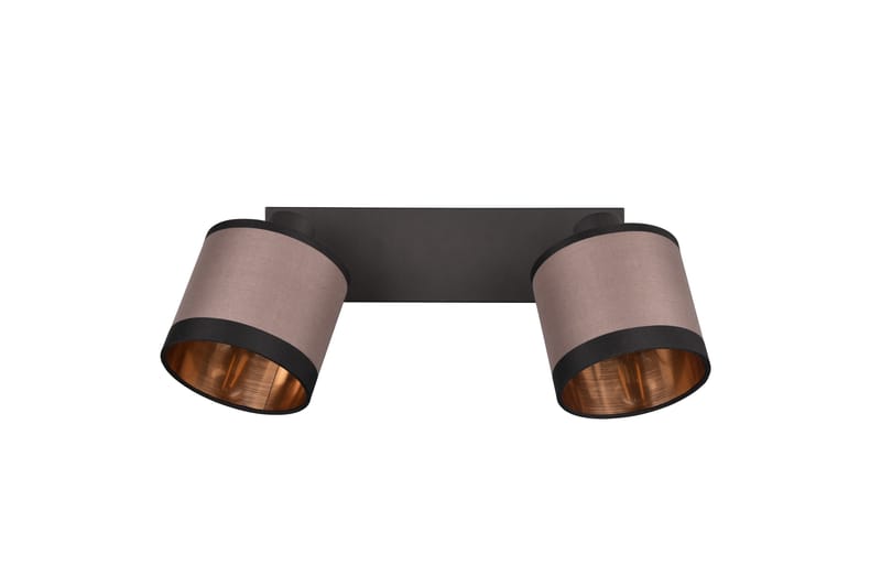 Davos Spotlight 2L E14 mattsvart/ greige - Matt svart/Greige - Belysning - Spotlights & downlights
