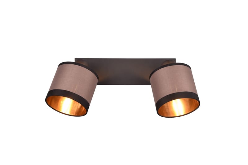 Davos Spotlight 2L E14 mattsvart/ greige - Matt svart/Greige - Belysning - Spotlights & downlights