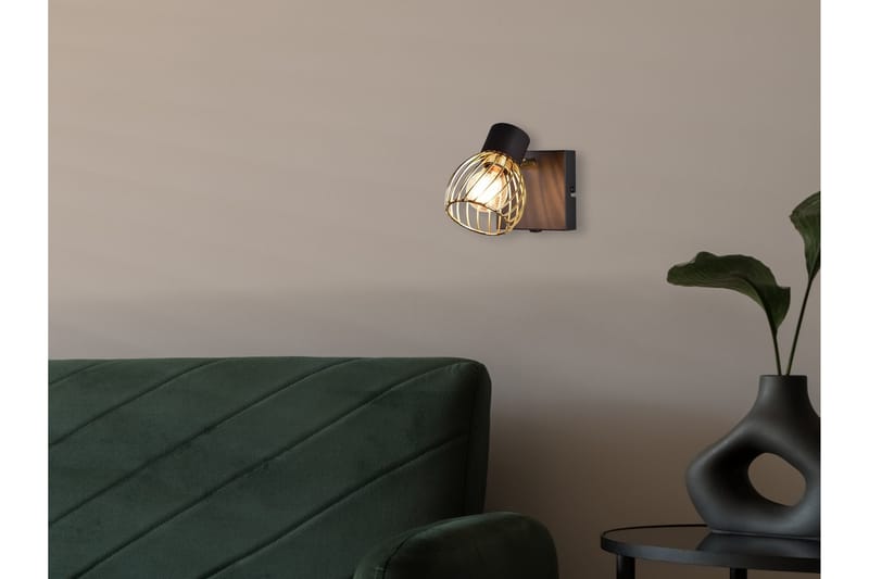 Ardon Spotlight 1L E14 mattsvart/ polerad mässing - Mässing - Belysning - Lampor & belysning inomhus - Hall lampa