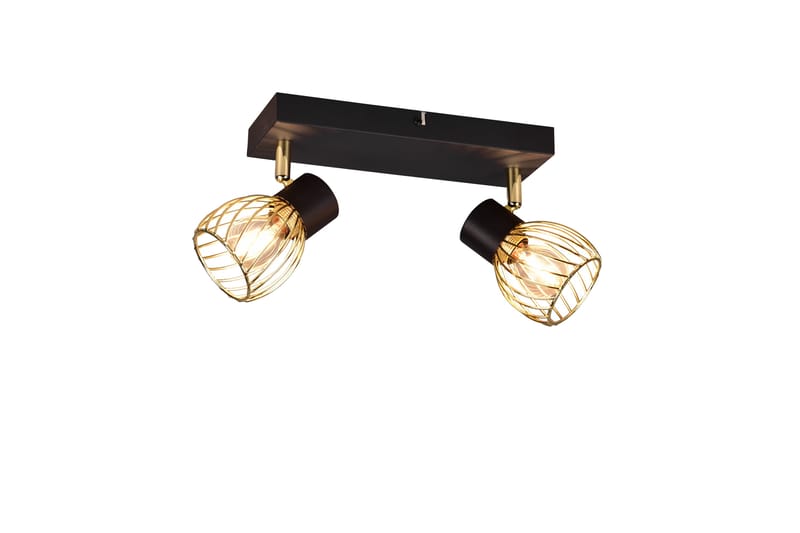 Ardon spotlight 2L E14 mattsvart/ polerad mässing - Mässing - Belysning - Spotlights & downlights - Downlight 230v