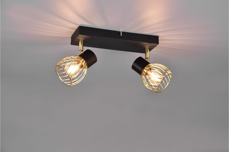 Ardon spotlight 2L E14 mattsvart/ polerad mässing - Mässing - Belysning - Spotlights & downlights - Downlight 230v