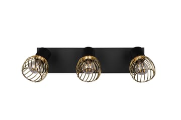 Ardon spotlight 3L E14 mattsvart/ polerad mässing - Mässing - Belysning - Spotlights & downlights - Downlight 230v