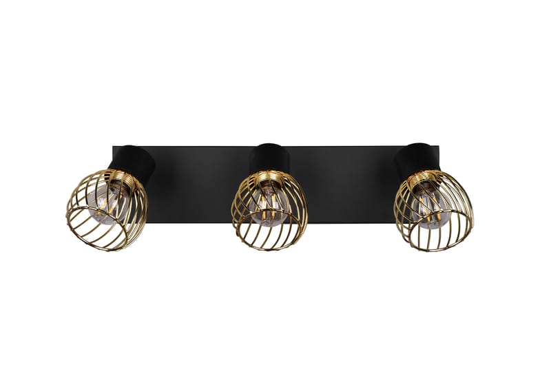 Ardon spotlight 3L E14 mattsvart/ polerad mässing - Mässing - Belysning - Spotlights & downlights - Downlight 230v