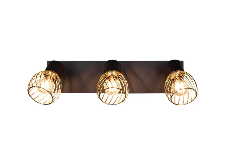 Ardon spotlight 3L E14 mattsvart/ polerad mässing - Mässing - Belysning - Spotlights & downlights - Downlight 230v