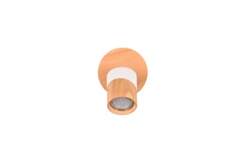 Aruni spotlight 1L GU10 trä/mattvit - Trä/Matt vit - Belysning - Spotlights & downlights - Downlight 230v