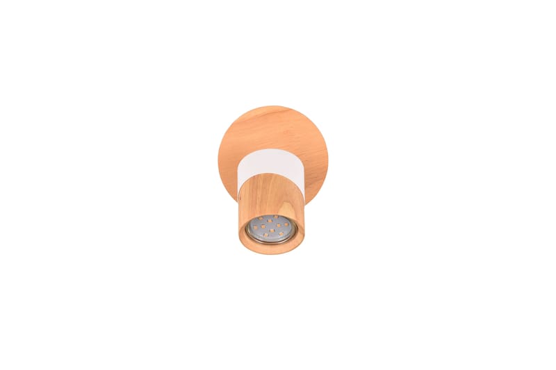Aruni spotlight 1L GU10 trä/mattvit - Trä/Matt vit - Belysning - Spotlights & downlights - Downlight 230v