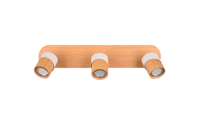 Aruni spotlight 3L GU10 trä/mattvit - Trä/Matt vit - Belysning - Spotlights & downlights - Downlight 230v