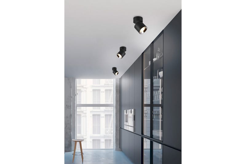 Guayana spotlight 1L GU10 mattsvart - Matt svart - Belysning - Spotlights & downlights - Downlight 230v