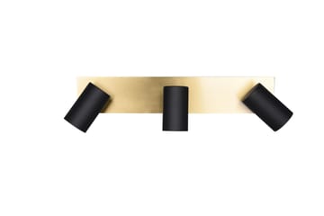 Marley spot 3L GU10 svart/ guld - Svart/Guld - Belysning - Spotlights & downlights - Downlight 230v